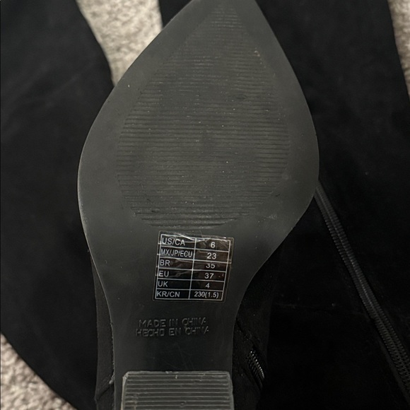 F21 thigh high boots - Picture 2 of 4